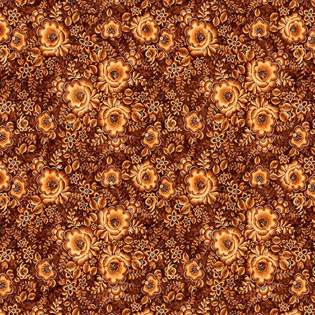 Cedar And Sage by QT Fabrics 31857-SA Amber sold by the 1/2 yd.