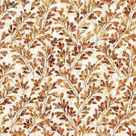 Cedar And Sage by QT Fabrics 31857-S Amber sold by the 1/2 yd.