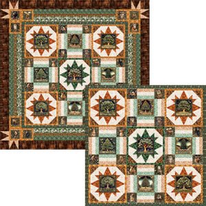 Sagebrush Quilt Pattern by QT Fabrics for Queen or Throw sizes