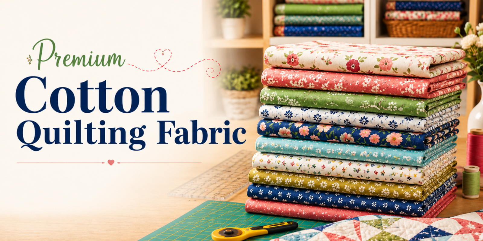 premium cotton quilting fabric