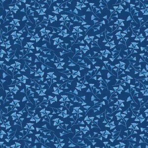 Blissful Blues Leafy Vines by Jennifer Pugh for Wilmington Prints 49655-444 Blue sold by the 1/2 yd.