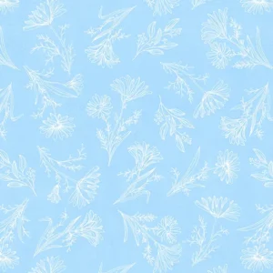 Blissful Blues Blue Floral Toile by Jennifer Pugh for Wilmington Prints 49656-411  sold by the 1/2 yd.