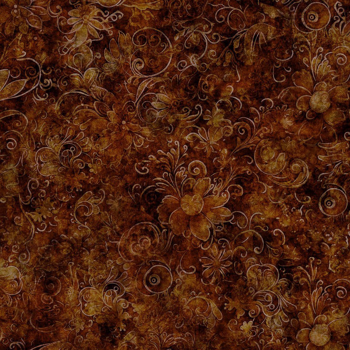 Queens Garden 108 " wide by MGD #17 Sienna sold by the 1/2 yd.