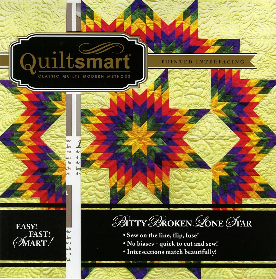 Bitty Broken Lone Star Quilt Pattern by Quiltsmart