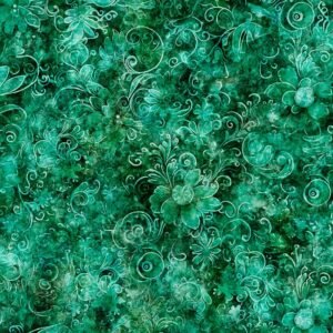 Queens Garden 108 " wide by MGD #40 Vivid Green sold by the 1/2 yd.
