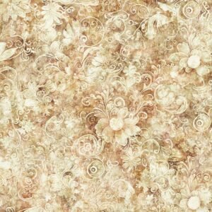 Queens Garden 108 " wide by MGD #8 Lt. Brown sold by the 1/2 yd.